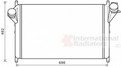 VAN WEZEL 83004221 -  Интеркулер